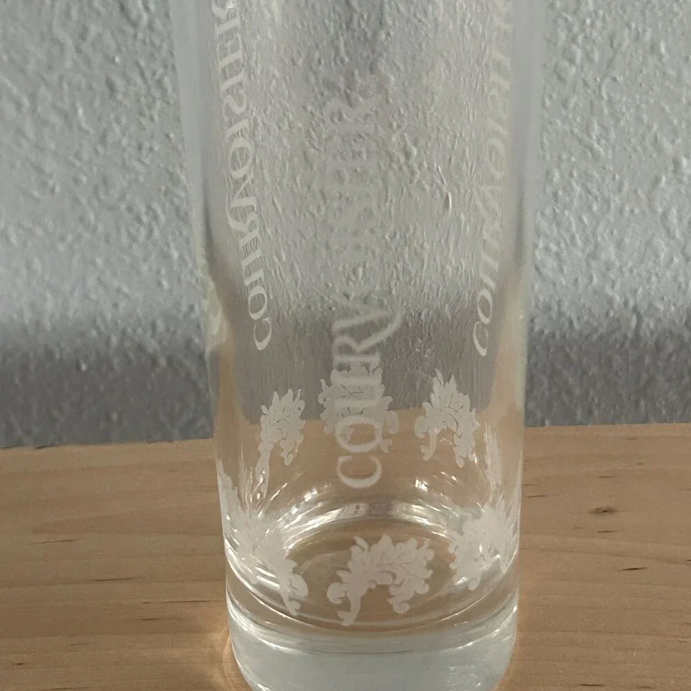 Courvoisier Cognac Etched Highball Glass‎ France 6